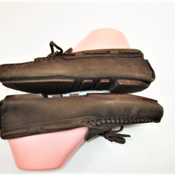 4/$20 Brown Leather Moccasins By Goody Two Shoes - Picture 6 of 10